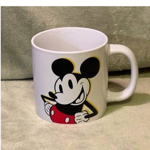 Disney's Mickey Mouse Block Expressions 16oz Ceramic Coffee Mug- NWOT - Picture 2 of 4